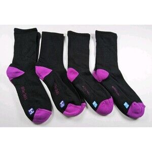 All Day Socks By Underworks Women's Lot Of 4 Pairs Crew Socks Size 9-11